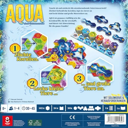 Aqua: Colourful Underwater Worlds - Tile Game (German)