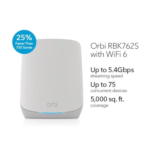 Orbi RBK763S - WiFi 6 3 Pack