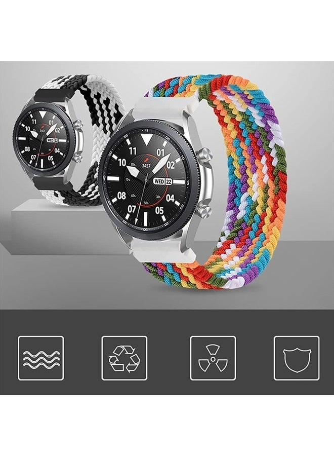 Nylon 20mm Watch Band for Samsung Galaxy Watch 5/5 Pro/4/4 Classic/3/Active (20mm)
