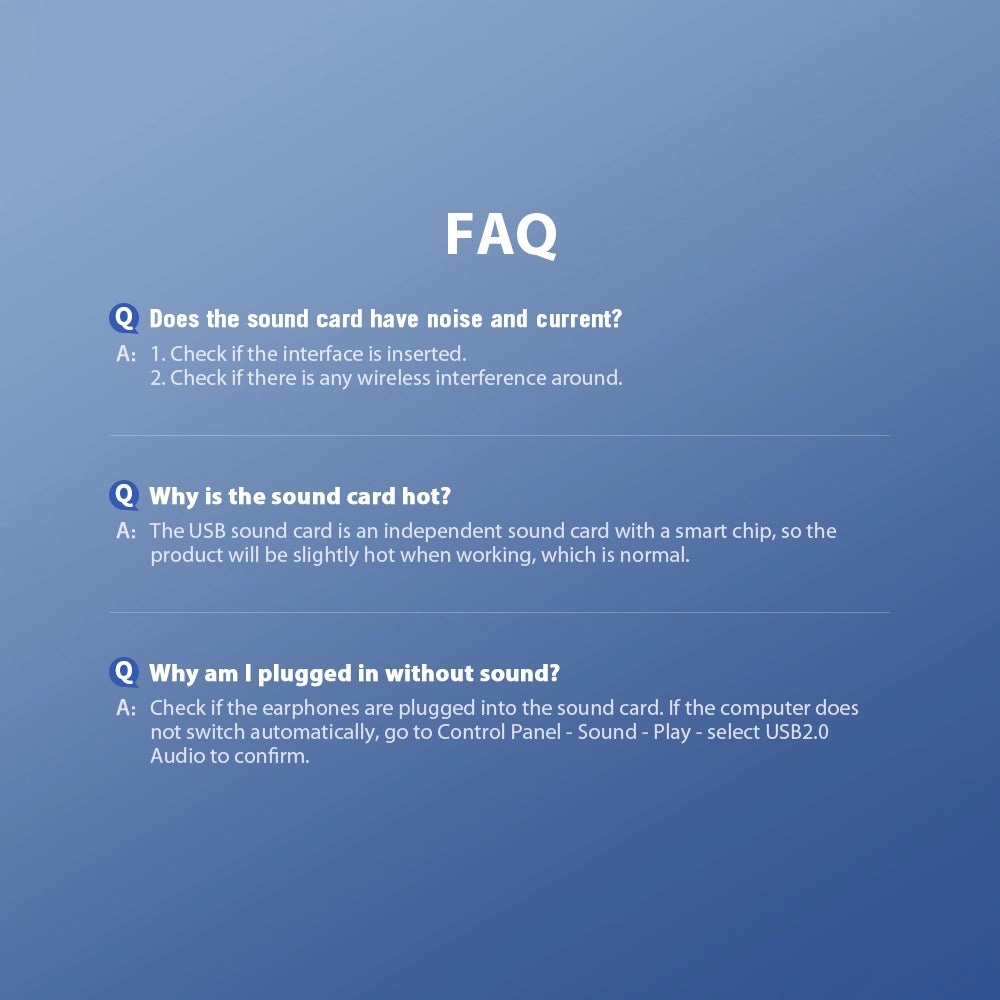 USB External Sound Card - Stereo Earphone Mic Adapter for PC/Laptop/PS4