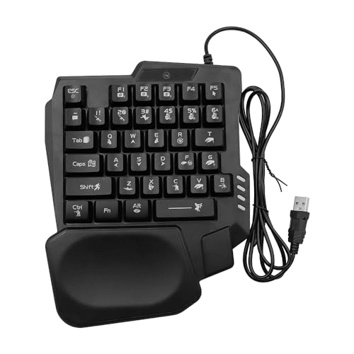 35 Keys RGB Backlit Handed Gaming Keyboard - Wired