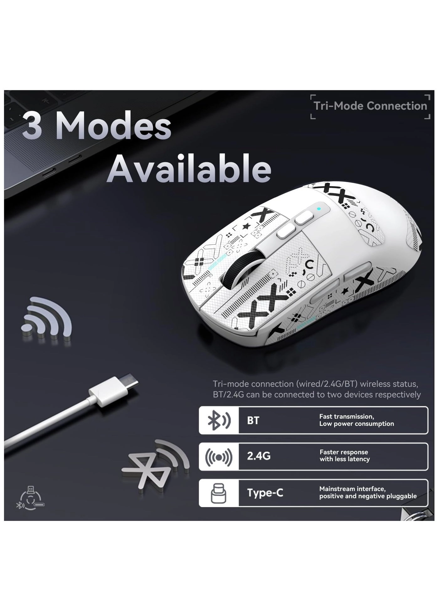 X6 Lightweight Gaming Mouse - Wireless