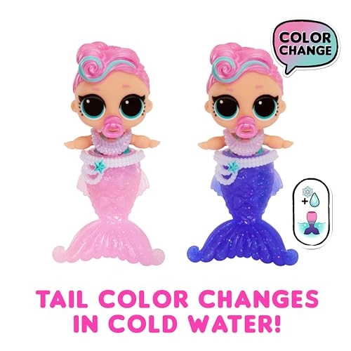 Mermaids Baby Sisters - Color Change Tail 8 Dolls Ages 4+