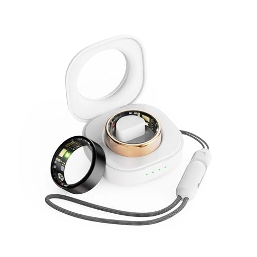Smart Ring Health Tracker - Silver #8 IP68 Waterproof