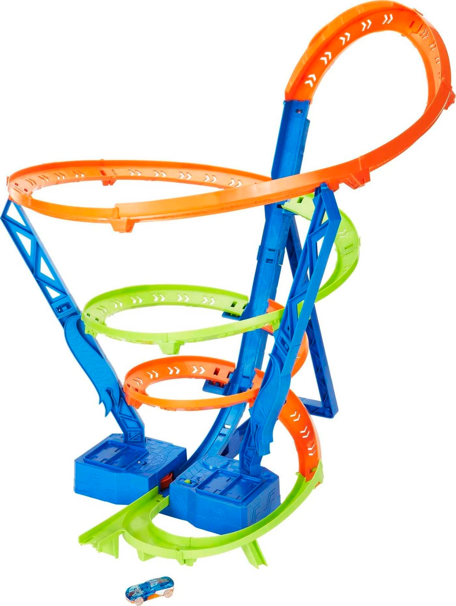 Hot Wheels Stunt Tracks Mid-Air Crash Playset - 1:64