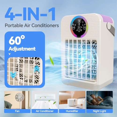 4-IN-1 Portable Air Conditioner - 7 watts