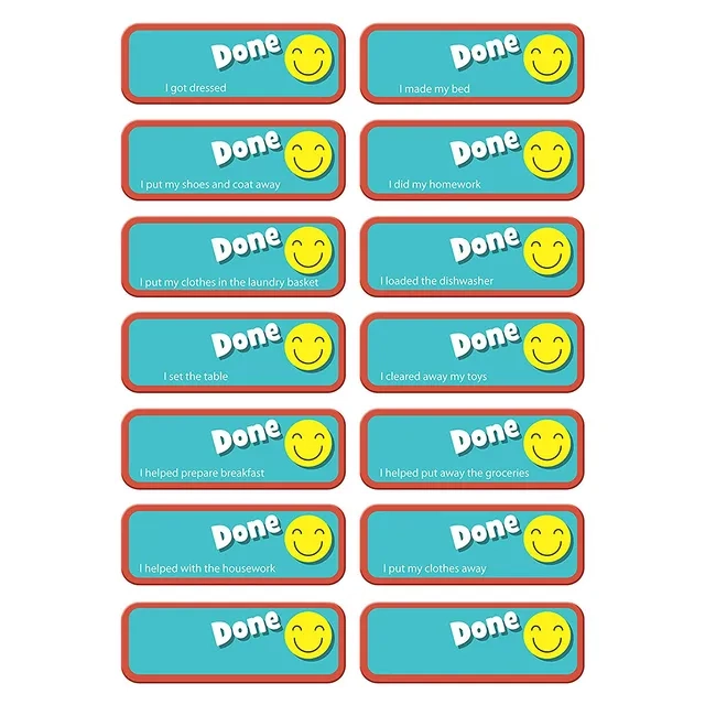 Magnetic My To Do List - 4 + 30 Pcs