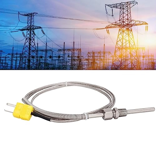 K Type Thermocouple - 1/8in NPT 80mm Probe 1 Meter