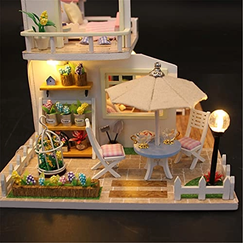 DIY Dollhouse Kit - 19x15x13cm Light Included