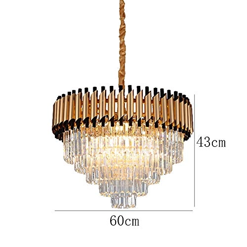 Crystal Chandelier - E14 Adjustable 60cm diameter