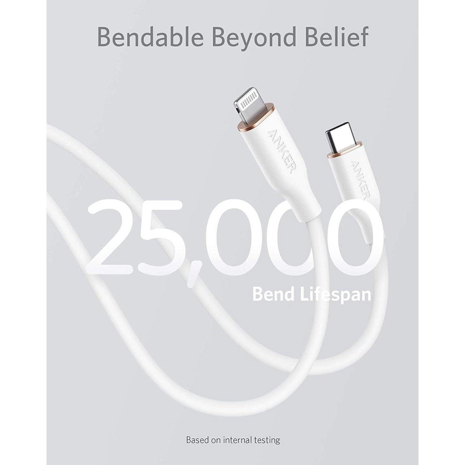 PowerLine III Cable USB-C to Lightning 0.9m