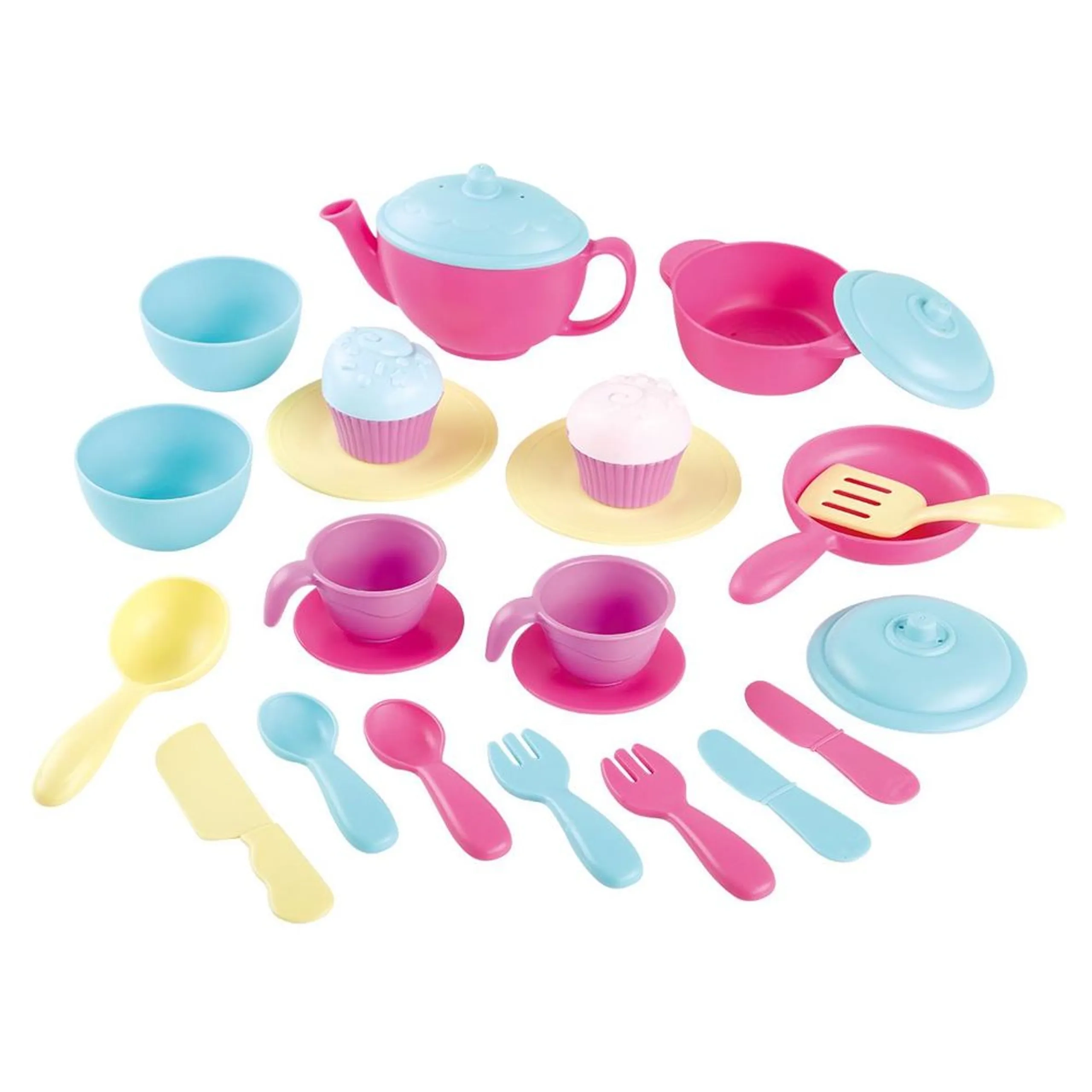 Play&Go Tea Time & Cookware Toy Set - 24 Pcs (2169971-6060)
