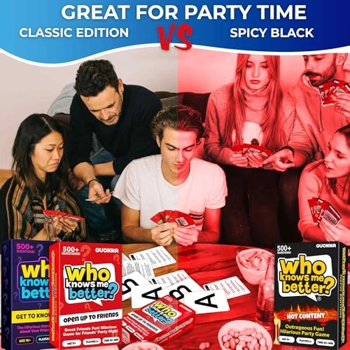 Who Knows Me Better - Card Quiz Game