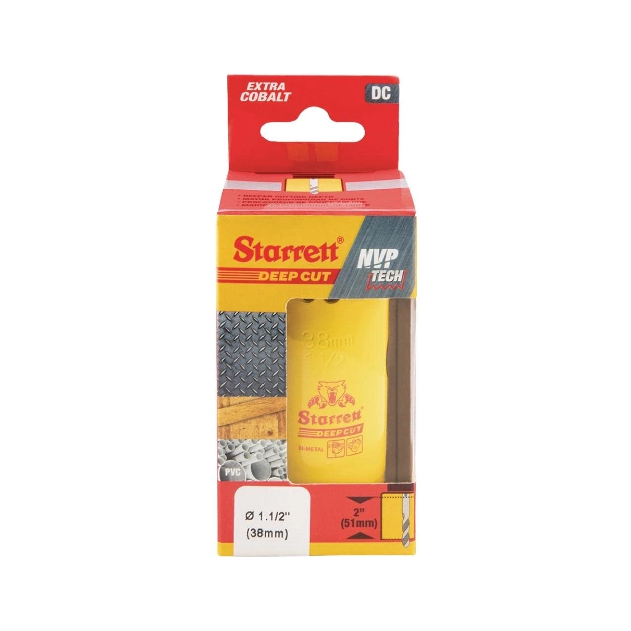 BiMetal Deep Cut Hole Saw - 25mm wood metal steel