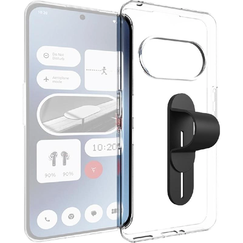 Soft Back Cover Mobile Case with Strap for Nothing Phone (3a) - TPU