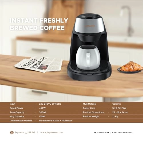 Portable Mug Burr Grinder Coffee Maker 7834953558010