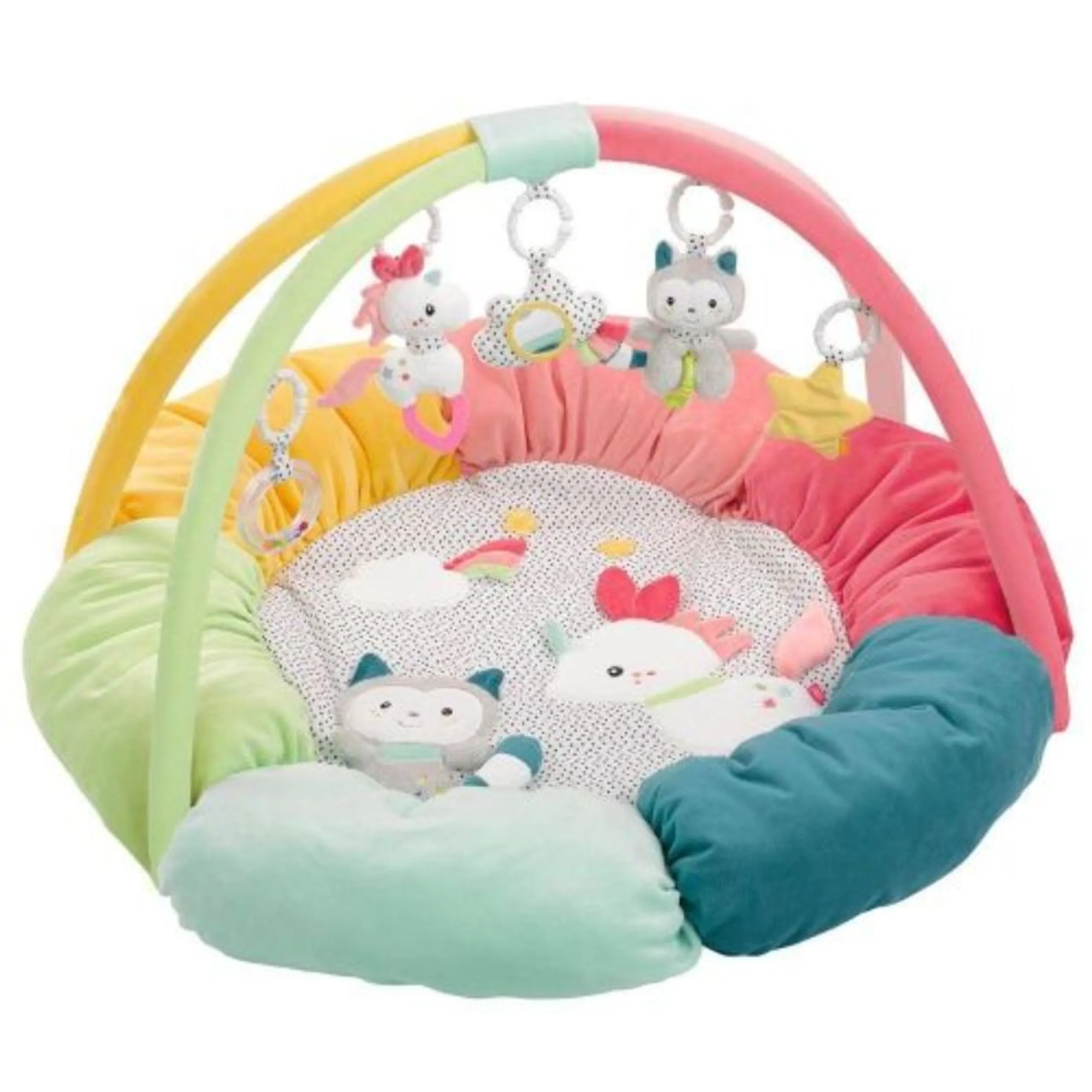 A Thousand & One Cuddles 3D Activity Nest - Unicorn And Cat Suitable for Newborn & above