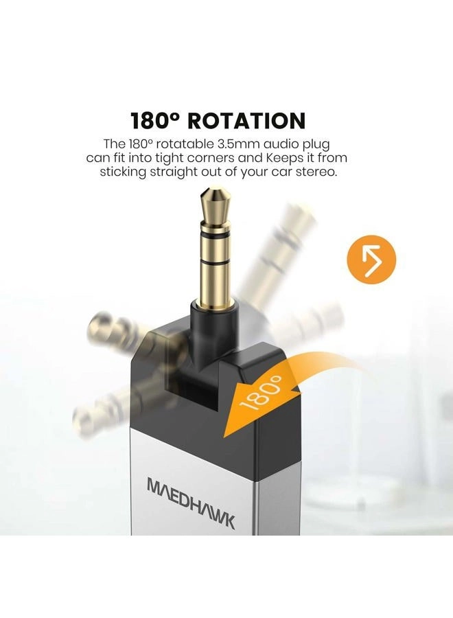 Bluetooth Aux Adapter - Bluetooth 5.2 3.5mm