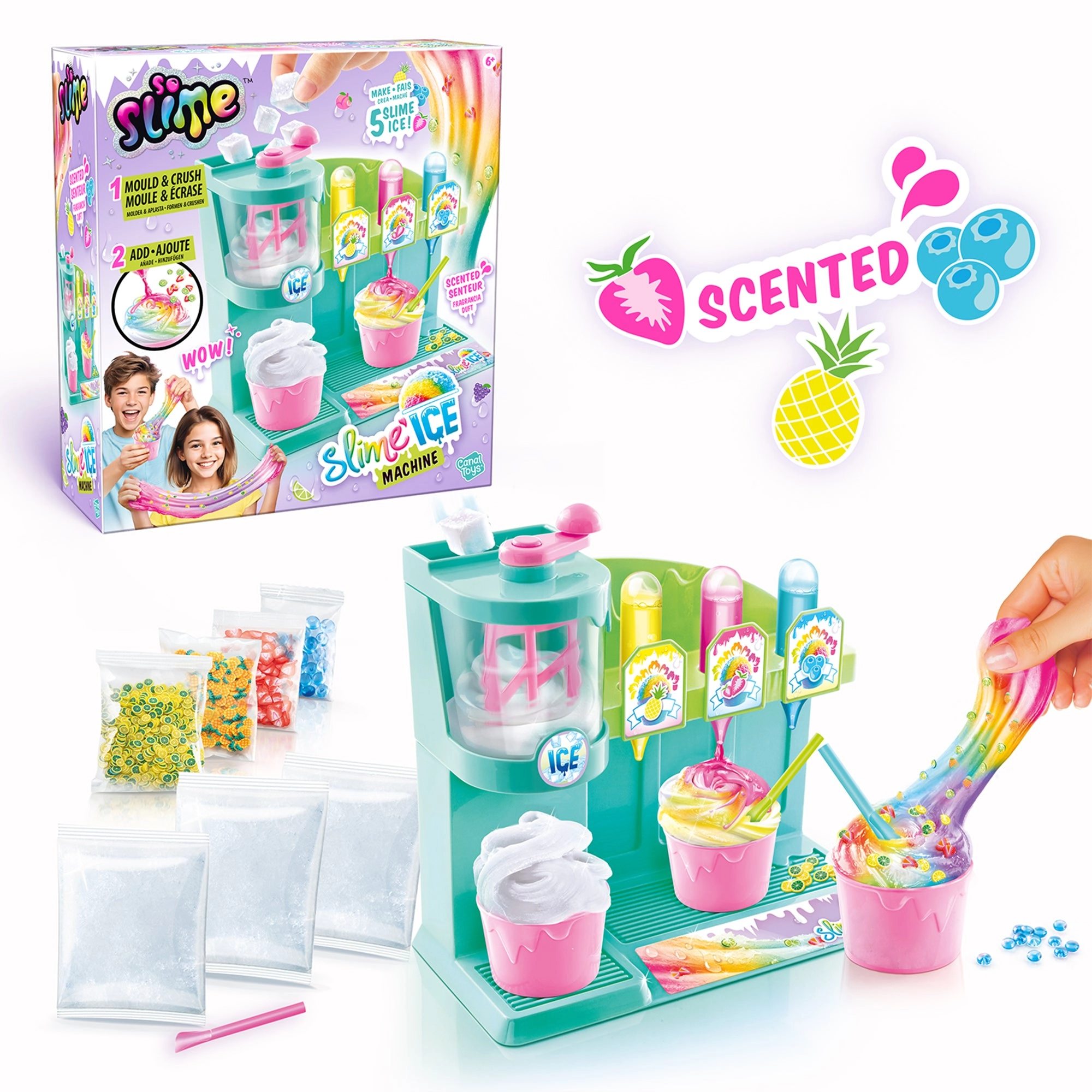 So Slime Ice Machine - Plastic, Slime Compound, Scented Colorants 540g