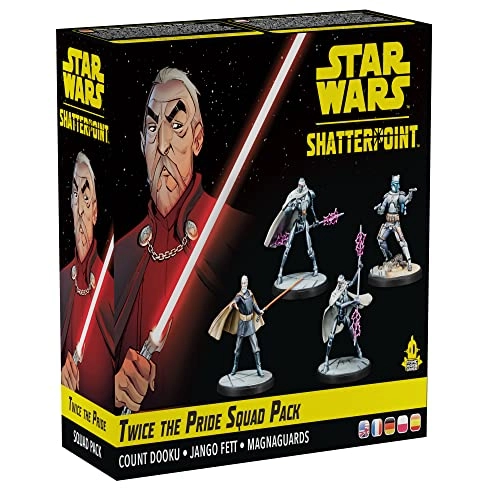 Asmodee Star Wars Shatterpoint: Twice the Pride Squad Pack - Tabletop Miniatures Game Strategy Game