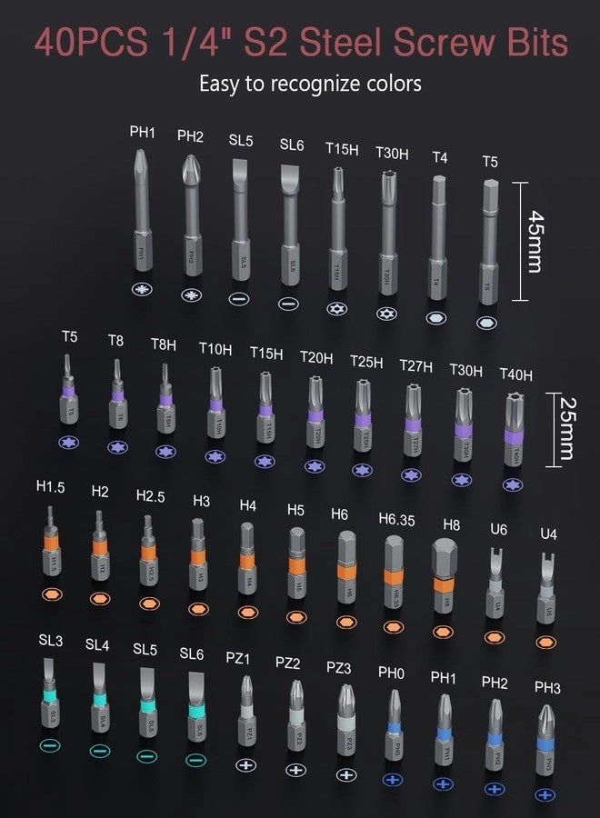 Ratchet Multi-Bit Screwdriver Set (42 Pcs)