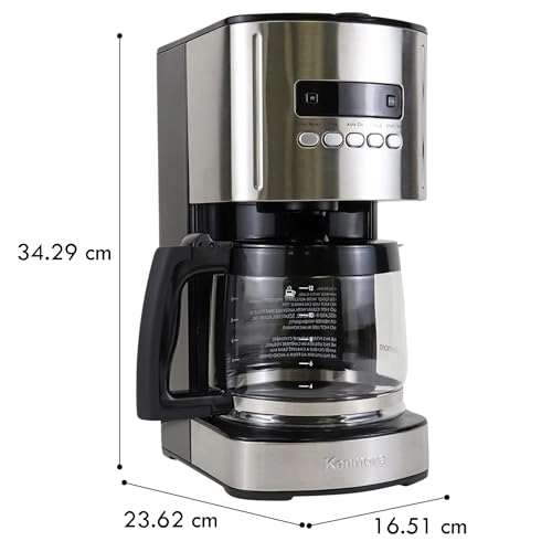 Filter Coffee Maker - 1.8L Programmable Digital Display