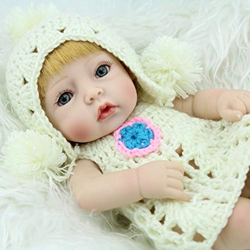 Reborn Baby Doll - 10 inch 25 cm Silicone black skin Ages 3 months+