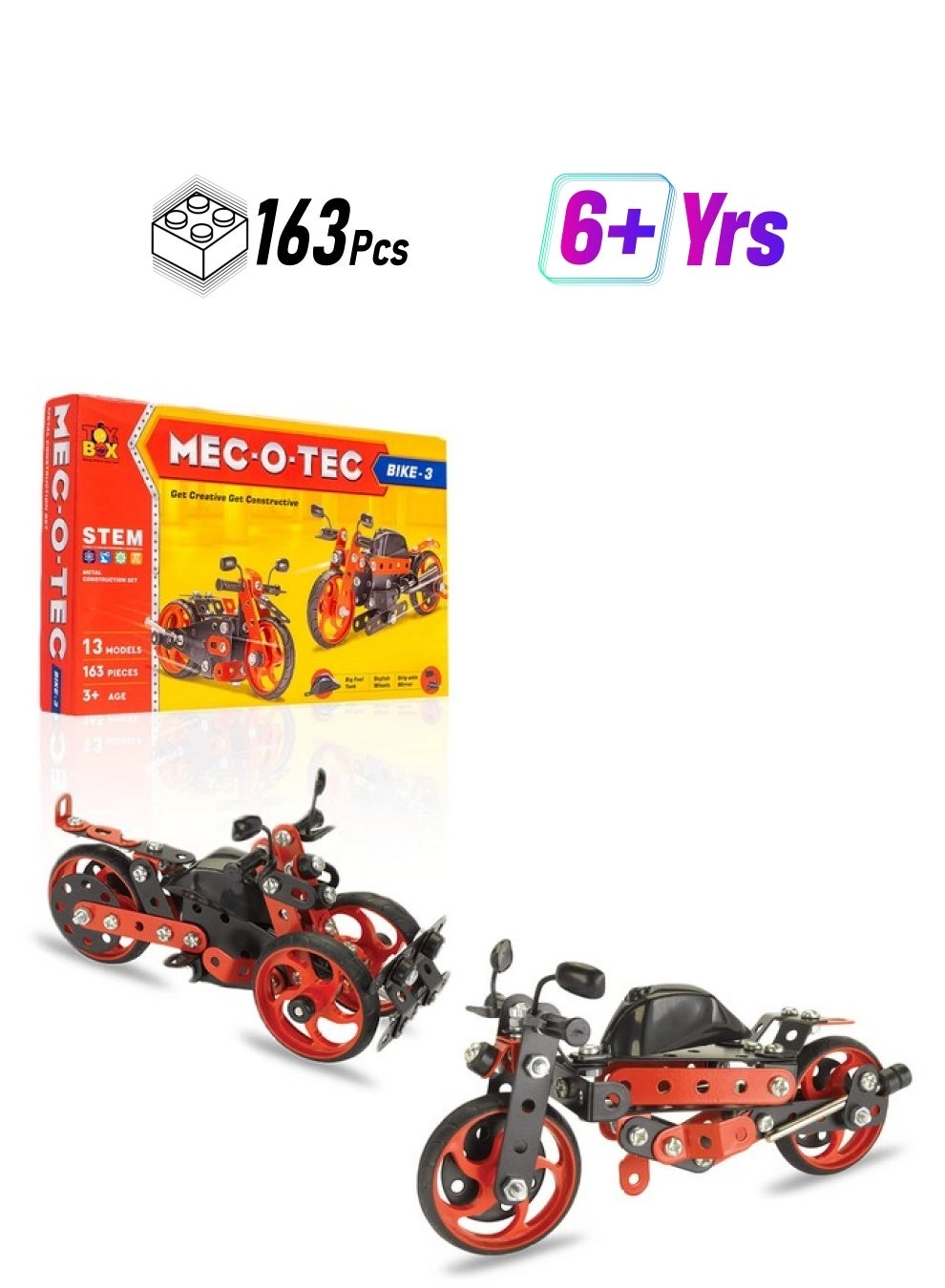 Toysbox MEC - O - Tec Bike 3 - 163 pcs for ages 6+