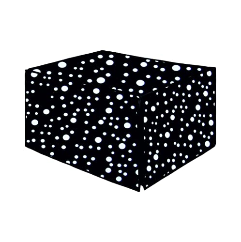 Microwave Oven Top Cover - 28L PVC Black Dot