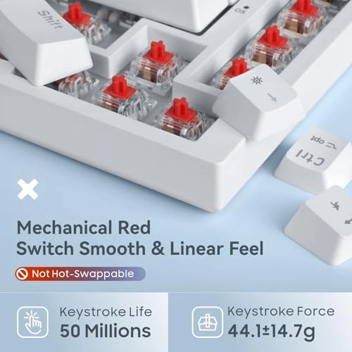 Mechanical Gaming Keyboard - 75% Compact Wired