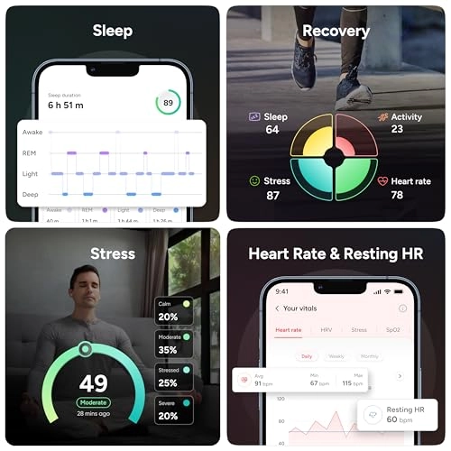 Gabit Smart Ring - 7+ Day Battery Titanium