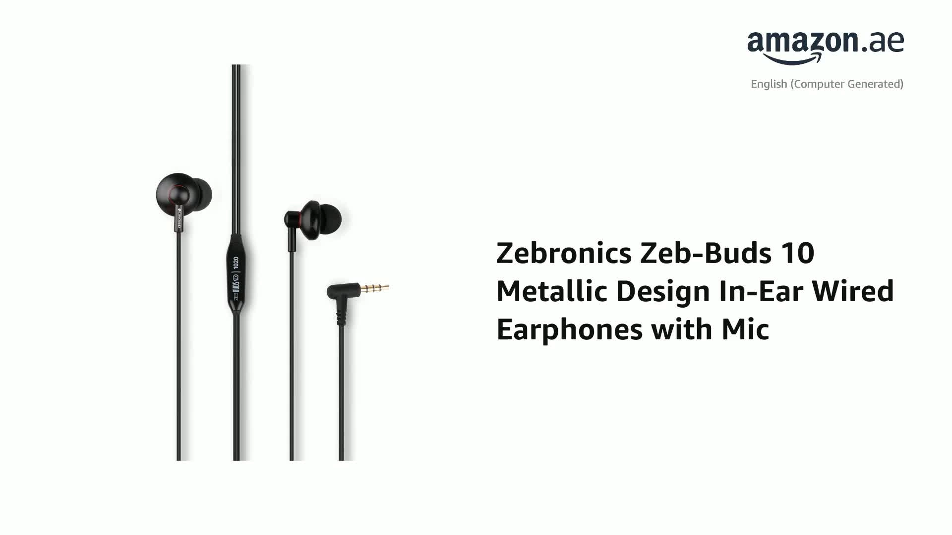 Zeb-Buds 10 Wired Earbud