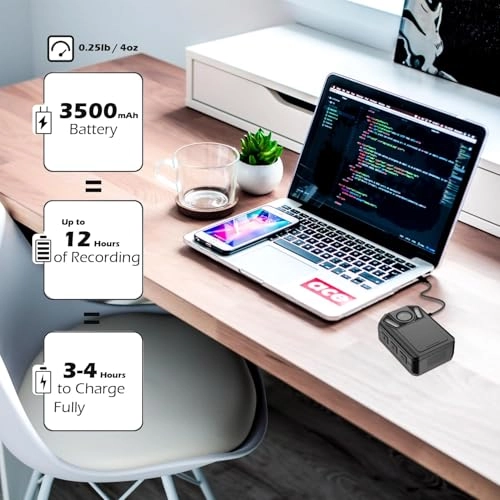 Ultra HD 1440P Body Camera - 128GB