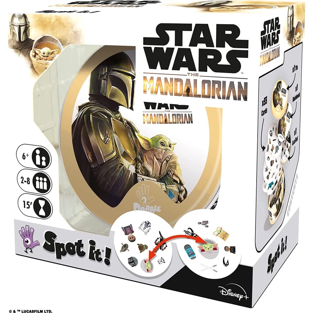 ZYGOMATIC Spot It!: The Mandalorian - Card Game