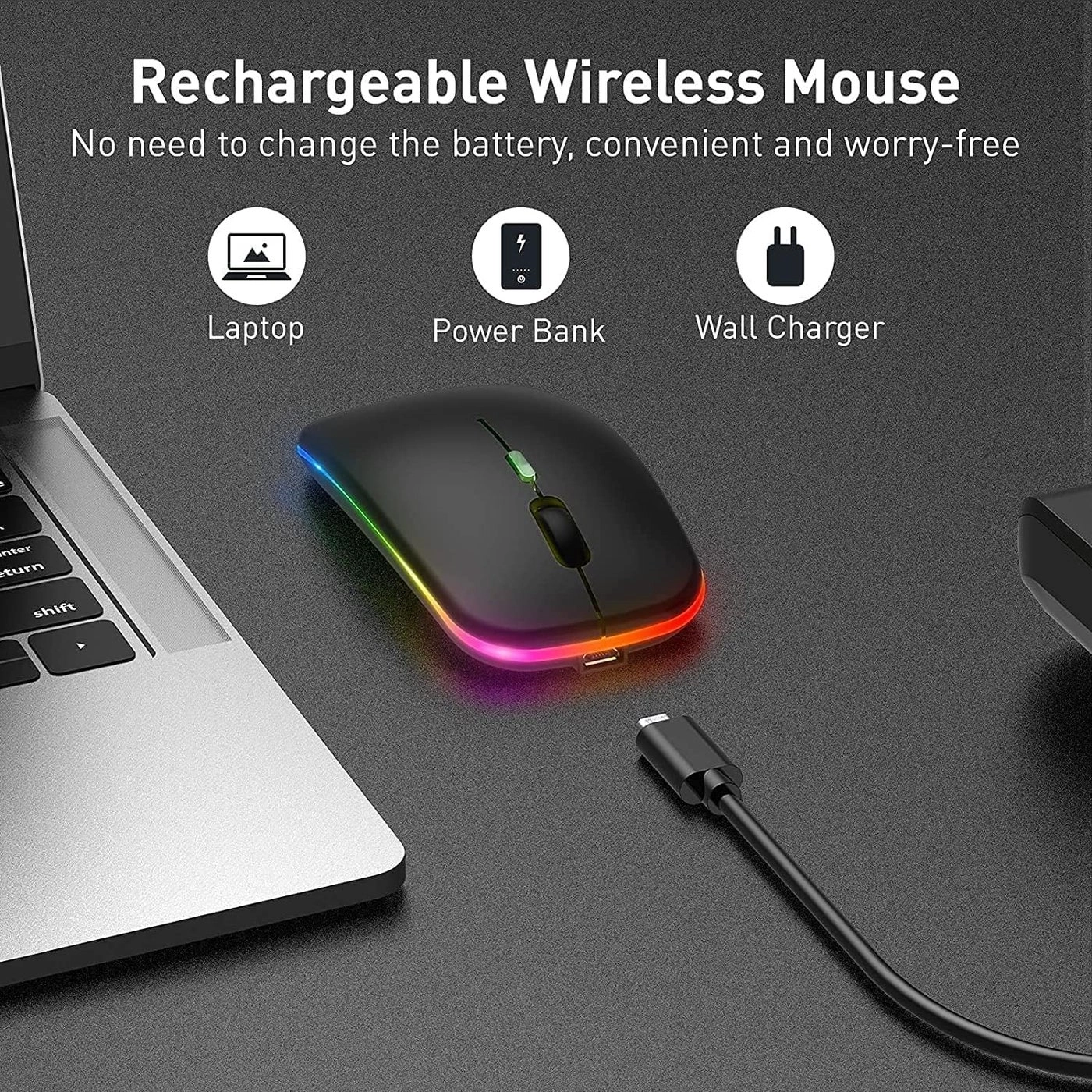 Wireless Mouse - Bluetooth USB