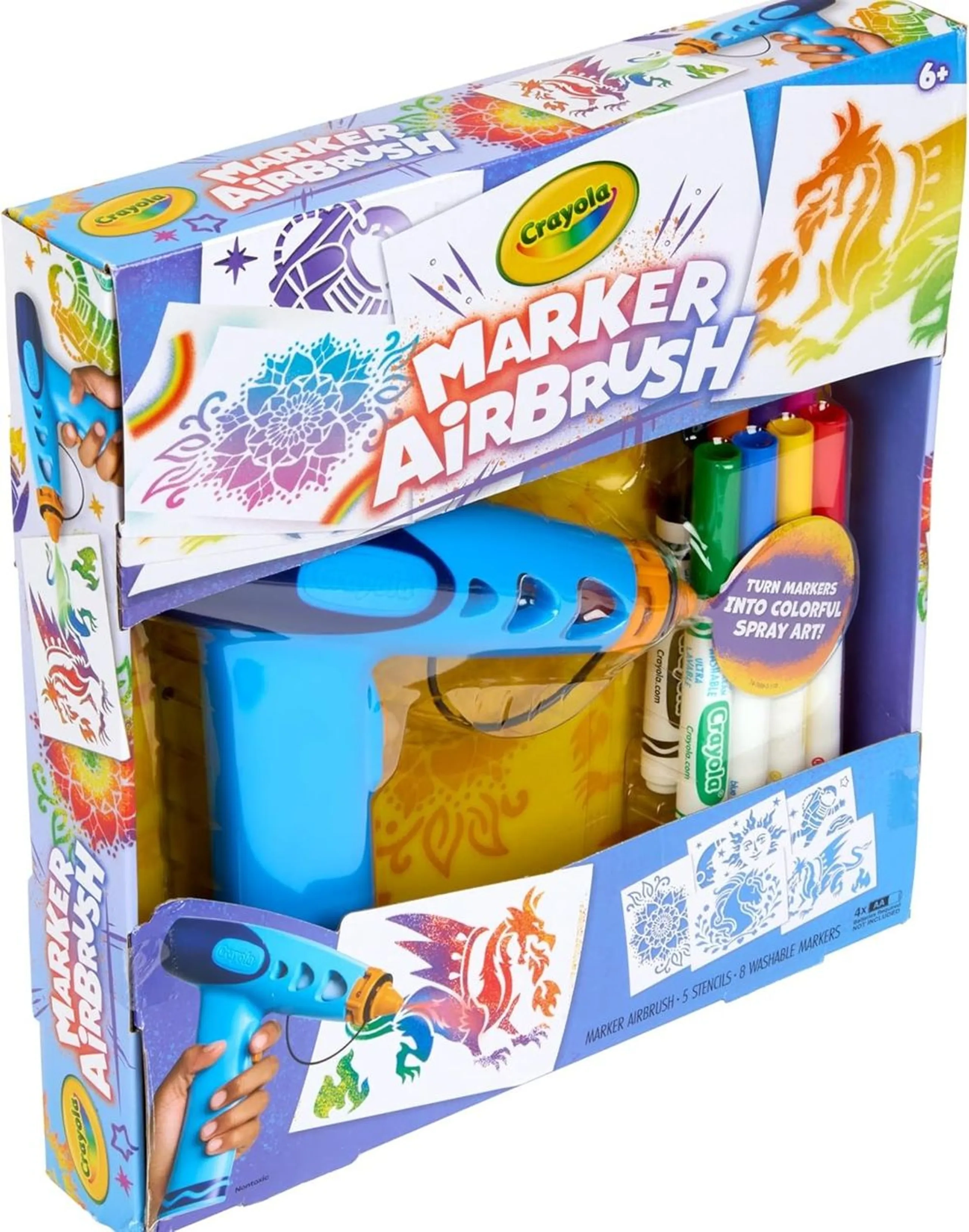 Marker Airbrush Creative Art Kit - Multicolor