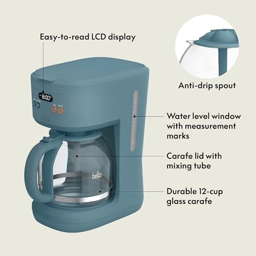 Programmable Coffee Maker - 12 Cup Auto Shut-Off