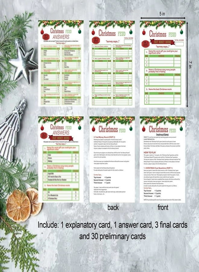 Christmas Feud Game - 15+