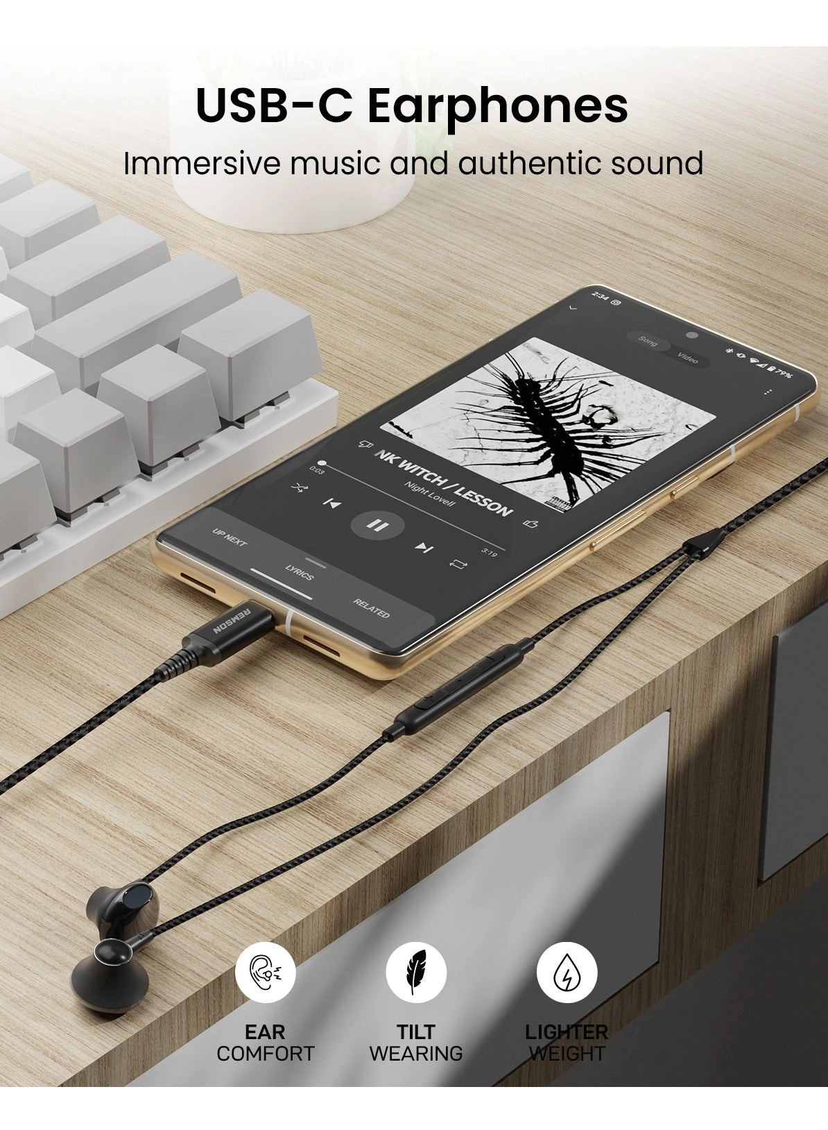 RM-HF18 Wired Earbud