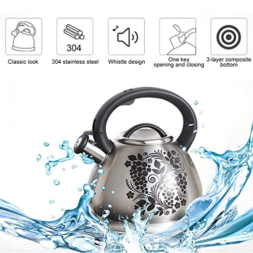 Stovetop Induction Whistling Kettle - 5L