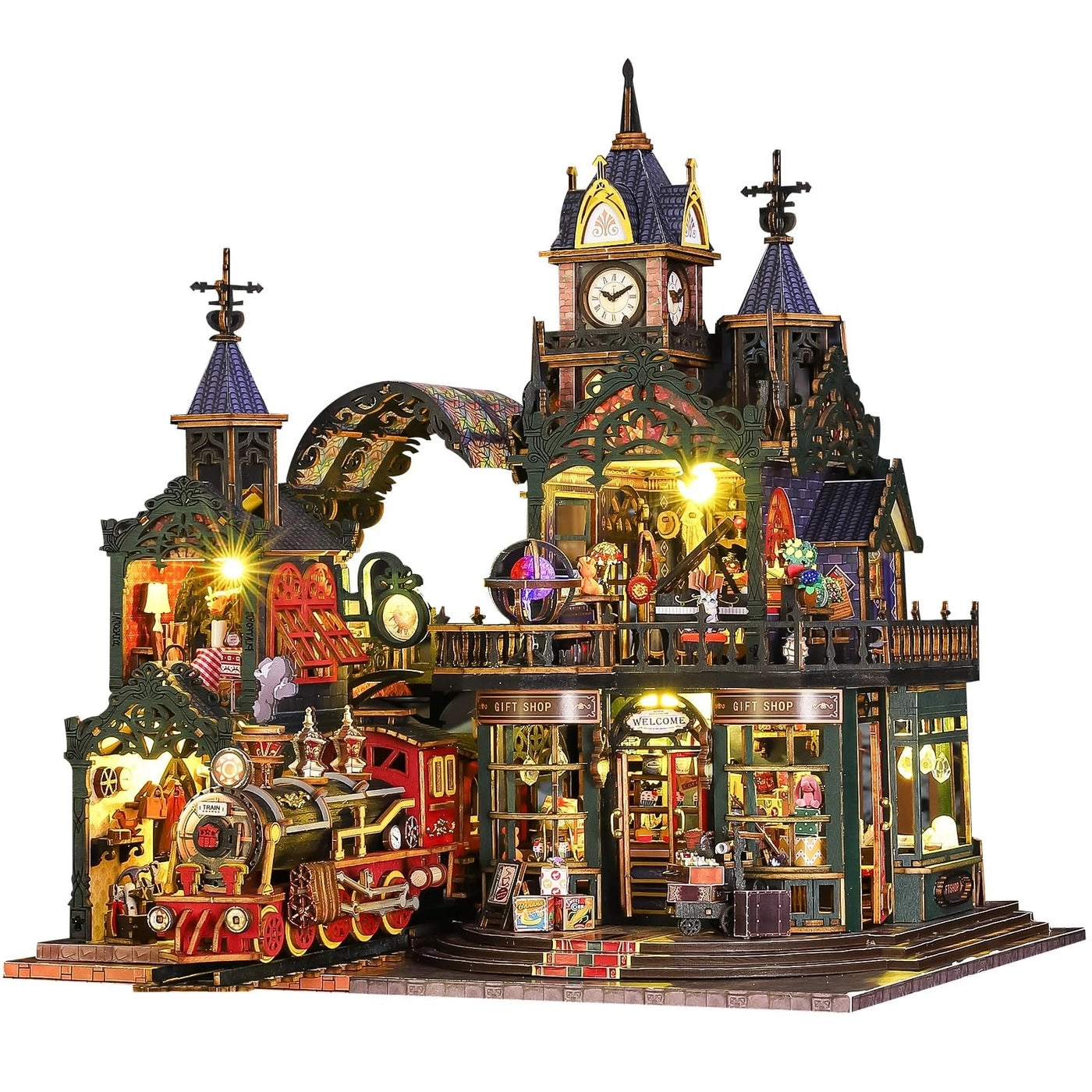 Book Nook Kit - Fantasy Train Platform