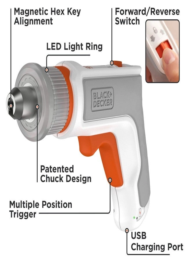 Cordless Screwdriver - 4V LED