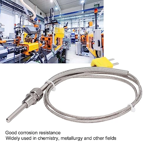 K Type Thermocouple - 1/8in NPT 80mm Probe 1 Meter