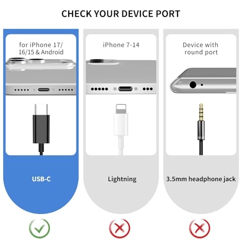 USB C Headphones Wired Earbud