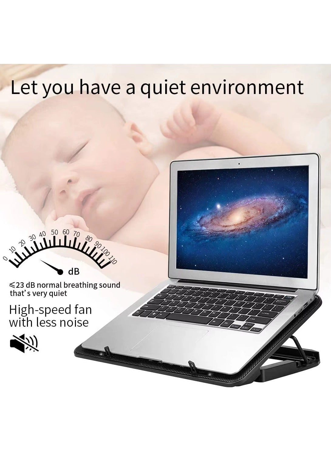 Laptop Cooling Pad - 6 fans 12-18 inch