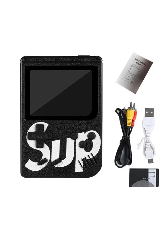 Handheld Game Console - 400 Built-in Games 3-Inch Color Screen Rechargeable Battery