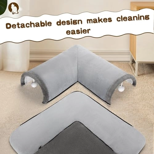 Cat Tunnel Bed - 70L x 60W x 22Th centimeters Cotton