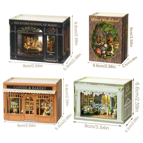 DIY House Craft Kit - Without Dust Cover Paper Wood