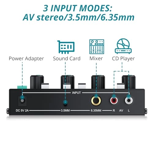 4 Channel Headphone Amplifier - Ultra Stereo RGB