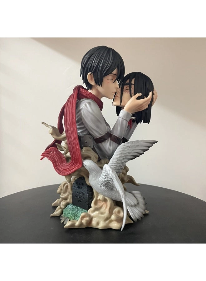 Mikasa Ackerman + Eren + Levi - Attack On Titan